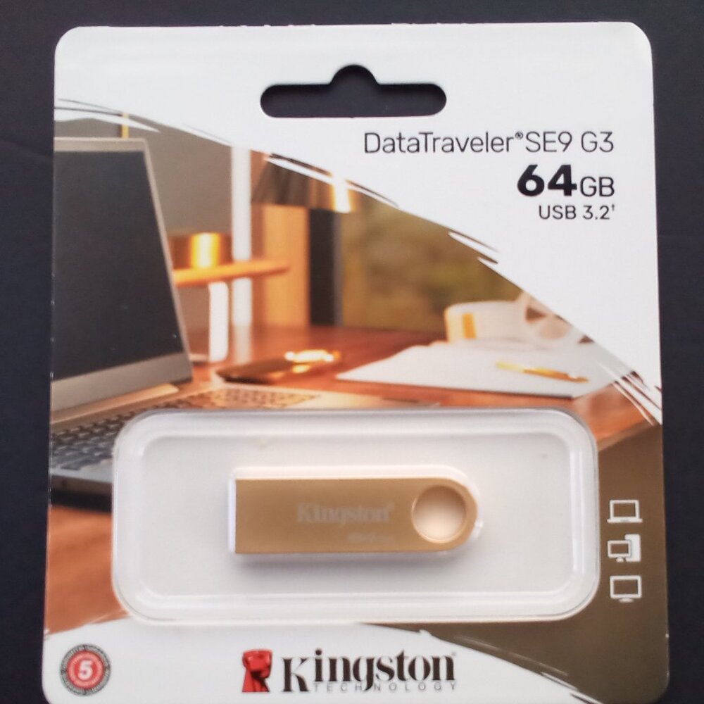 Kingston Technology: DataTraveler  SE9 G3 64GB  USB 3.2